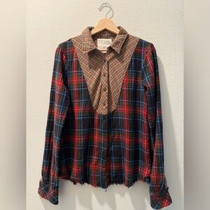 Free People Flannel Top